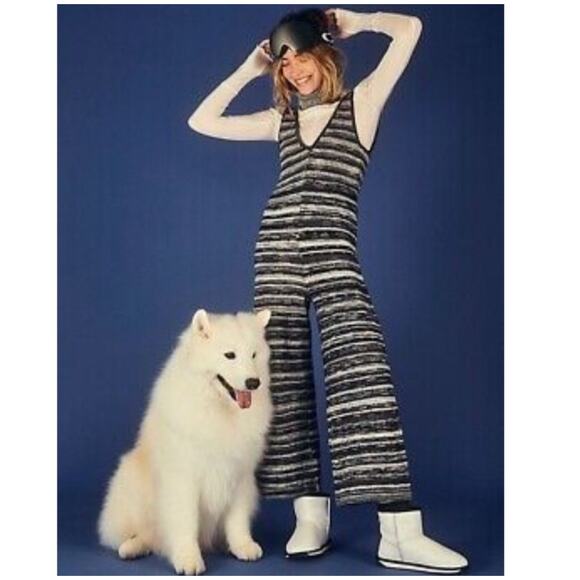 Free People Pants - Free People Lovesick Knit Jumpsuit Size Medium